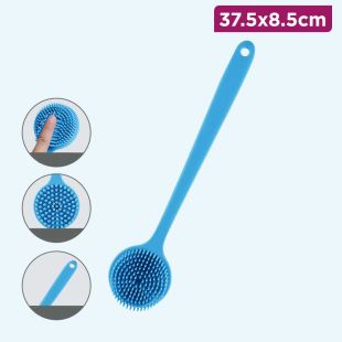 Silicone Long Handle Shower Brush 37.5×8.5 cm