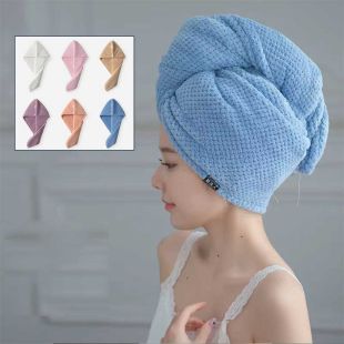 Velvet Hair Drying Turban for Women