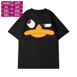 تيشيرت قطن بتصميم كرتوني للرجال