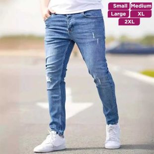 بنطلون جينز مرن أنيق للرجال