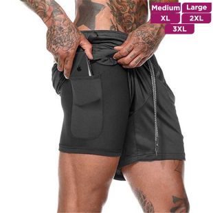 شورت رياضي للياقة البدنية للرجال
