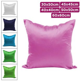 Luxurious Satin Throw Pillow