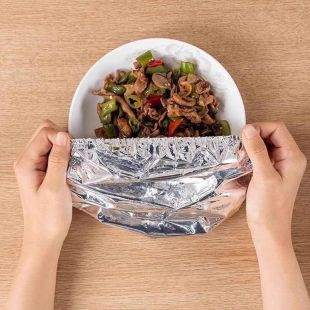 غطاء طعام معزول من الألومنيوم 10 حبة