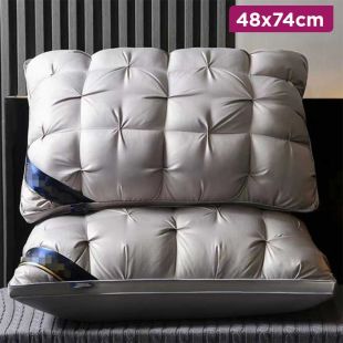 Twisted Flower Neck Support Pillow - 48 x 74cm