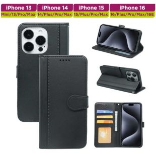 غطاء حماية جلد بقفل مغناطيسي لأجهزة آيفون