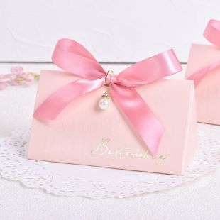 علبة حلوى زفاف بتصميم أوروبي مع لؤلؤة 20 حبة