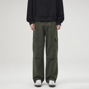 Cotton Multi Pocket Work Pants for Men