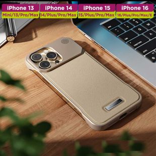 غطاء حماية جلد مغناطيسي مقاوم للانزلاق لأجهزة آيفون