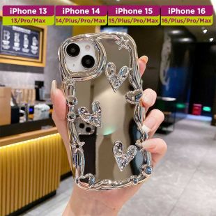 غطاء حماية ثلاثي الأبعاد مزين لأجهزة آيفون