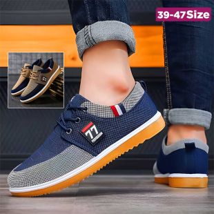Men's Canvas Lace-Up Shoes