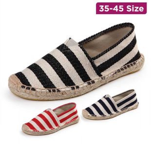 Men’s Summer Handmade Linen Slip-Ons Shoes