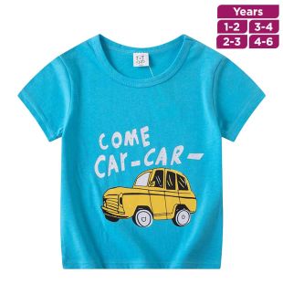 Cartoon Graphic T-shirt For Children