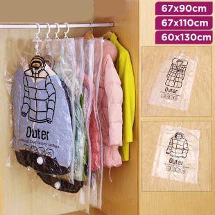 Transparent Hanging Vacuum Storage Bag