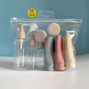 Empty Bottles for Toiletries and Care - 11 Pcs