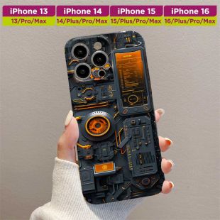غطاء حماية بتصميم لوحة دوائر كهربائية لهاتف iPhone