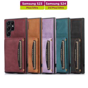 غطاء حماية متعدد الوظائف بتصميم محفظة لهاتف Samsung