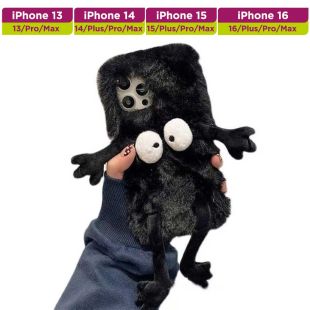 غطاء حماية بتصميم Furry Coal Ball لهاتف iPhone