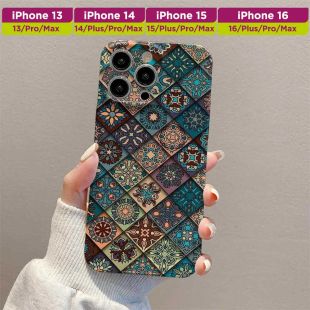 غطاء حماية بتصميم فسيفساء كلاسيكي لهاتف iPhone