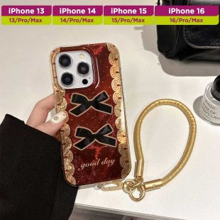 غطاء حماية فاخر بدانتيل مع سوار لأجهزة آيفون