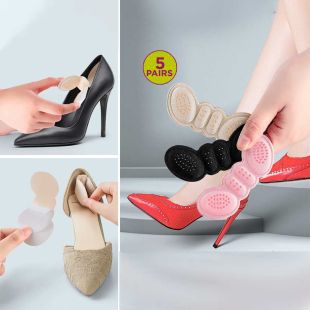 Heel Protector and Shoe Size Adjuster - 5 Pairs