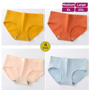Women's Underwear Assorted Colors - 4Pcs