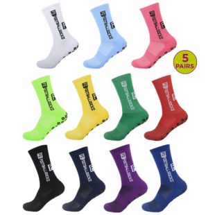 Thick Towel Football Sports Socks for Men - 5 Pairs