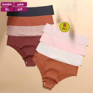 شورت داخلي رياضي بألوان متنوعة للسيدات - 8 حبة