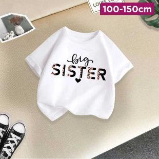 Big Sister Short Sleeve T-Shirt For Girls