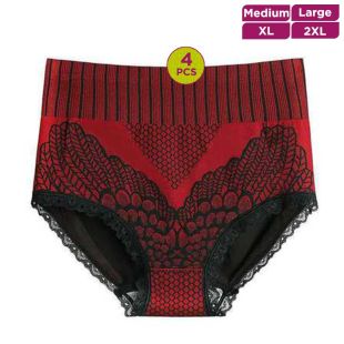 High-Waist Shaping Briefs for Women Assorted Colors - 4Pcs