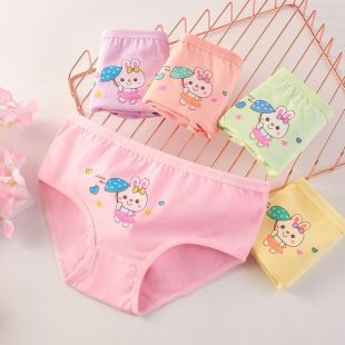 شورت داخلي قطن برسومات كرتونية مبهجة للبنات - 5 حبة