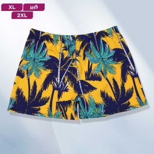 شورت سباحة منقوش للرجال