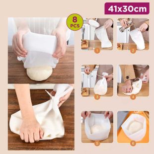 Silicone Kneading Bag for Dough Making - 8 Pcs