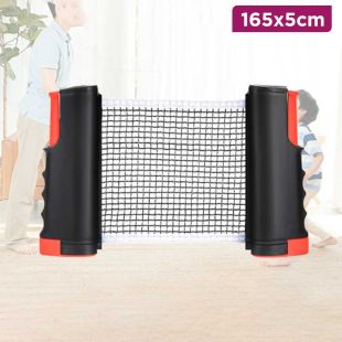 Table Tennis Set Net with 2 Rackets and 3 Balls and Storage Bag