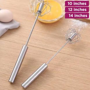 Stainless Steel Semi-Automatic Egg Beater