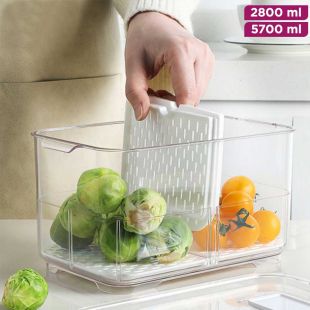 Transparent Refrigerator Fruit and Vegetable Box