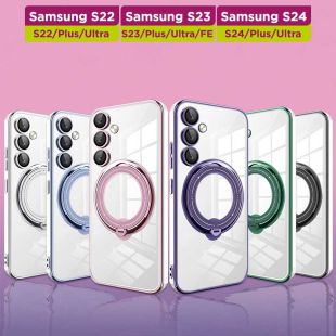 غطاء حماية بستاند مغناطيسي دوار لأجهزة سامسونج