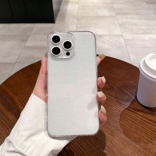 غطاء حماية شفاف لامع لأجهزة آيفون