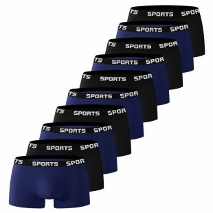 شورت داخلي ستايل أوروبي بألوان متنوعة للرجال - 10 حبة