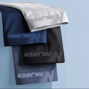 شورت داخلي مريح بألوان متنوعة للرجال - 4 حبة