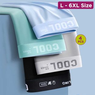 Posh Summer Comfortable Underwear Assorted Colors for Men - 4Pcs