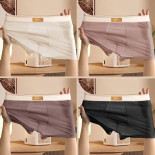 شورت داخلي مريح بألوان متنوعة للرجال - 4 حبة