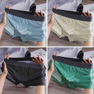 شورت داخلي مريح بألوان متنوعة للرجال - 4 حبة