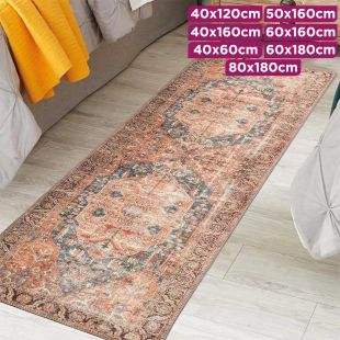 Premium Retro Pattern Long Thin Anti-Slip Carpet