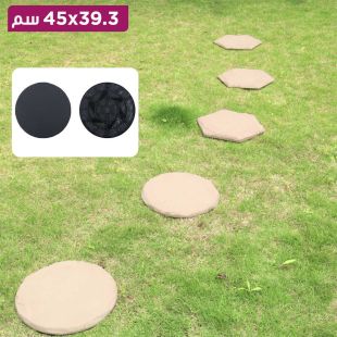 أحجار دائرية للحديقة والممرات الخارجية 4 قطع