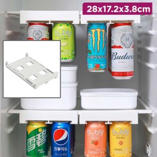Refrigerator Beverage Can Storage Rack