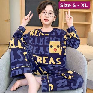 Long-Sleeve Autumn Cotton Pajama For Boys