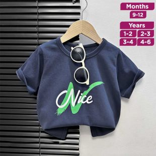 Nice Print Kids' Summer T-Shirt