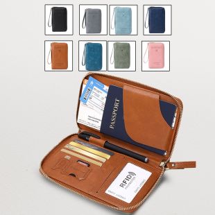 Multi-functional Anti RFID Passport and Air Ticket Bag