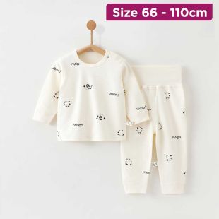 Autumn Korean Design Cotton Pajama Set For Kids