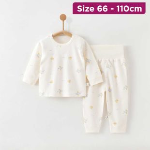 Elegant Cotton Korean Design Pajama Set For Kids